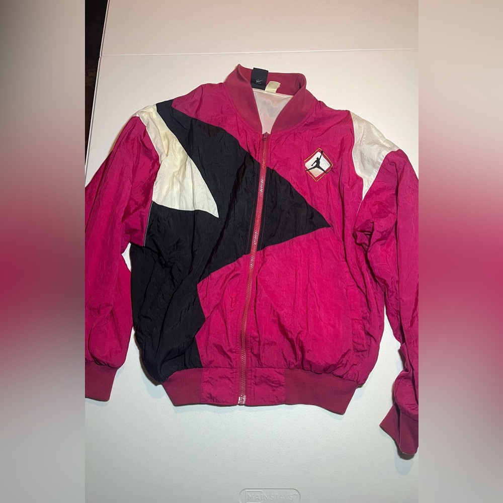 Vintage Nike Air Jordan 7 Track Jacket Windbreaker Size Mens Small